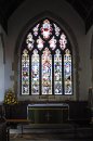 Sanctuary and east window.