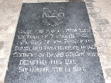 under this marble stone