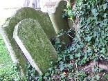 leaning stones
