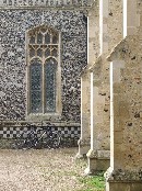 porch and buttresses