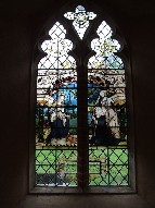 a donor adores the Christ child