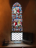 The healing of the lepers window
