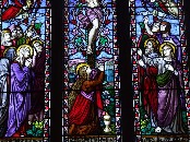 Mary Magdalene at the foot of the cross