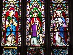 Christ the Good Shepherd with St Mary Magdalene and St Martha