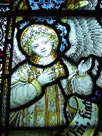 Kempe glass: angel