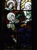 St John and St Mary Magdalene comfort the Blessed Virgin at the foot of the cross 