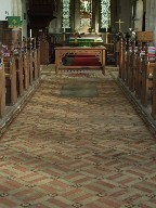 brick floor