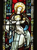 Adoration: Virgin and child
