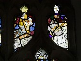 harpist and St Edward the Confessor