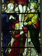 Blessed Virgin and St John with Mary Magdalene at the foot of the cross
