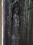 15th century door figure