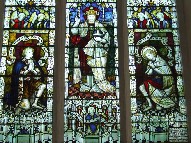 Christ in Majesty with St George and St Martin