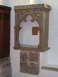 piscina and Saxon relief