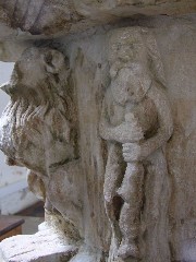 lion and wild man