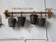 18th Century fire buckets 