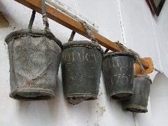 18th Century fire buckets 