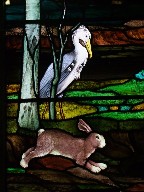 heron and rabbit