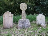 three headstones
