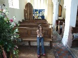 looking west in the south aisle