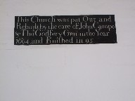 This church was put out and rebuilt