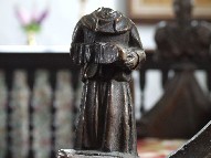 monk with an object