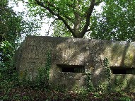 machine gun emplacement
