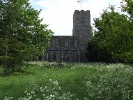 across the graves