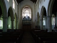 looking west