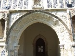 spandrels and tracery in the arch