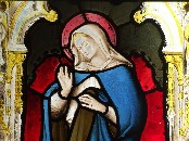 Mary at the Annunciation