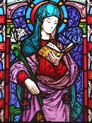 Mary at the Annunciation