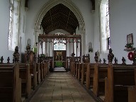 looking east