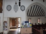 entrance to north aisle and facility rooms