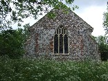 east chancel wall