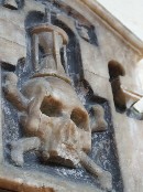 skull and hour glass