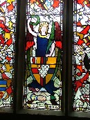 heraldic glass - detail