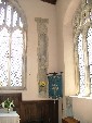 niche in the south aisle chapel