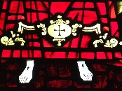 feet of the risen Christ