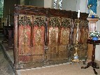 rood screen dado (south)