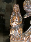 bench ends: St Catherine