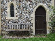 bench and priest door