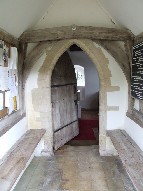 the door open