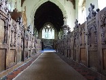 through the pews