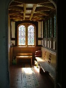 Corder's porch converted to a meeting room