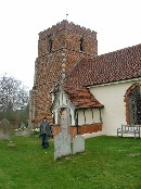 tower and former south porch