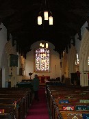 looking east in the original church, now the north aisle